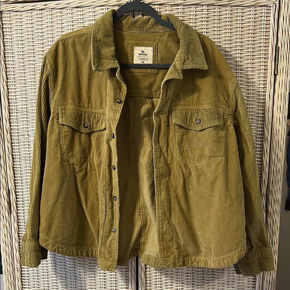 Olive Corduroy Jacket